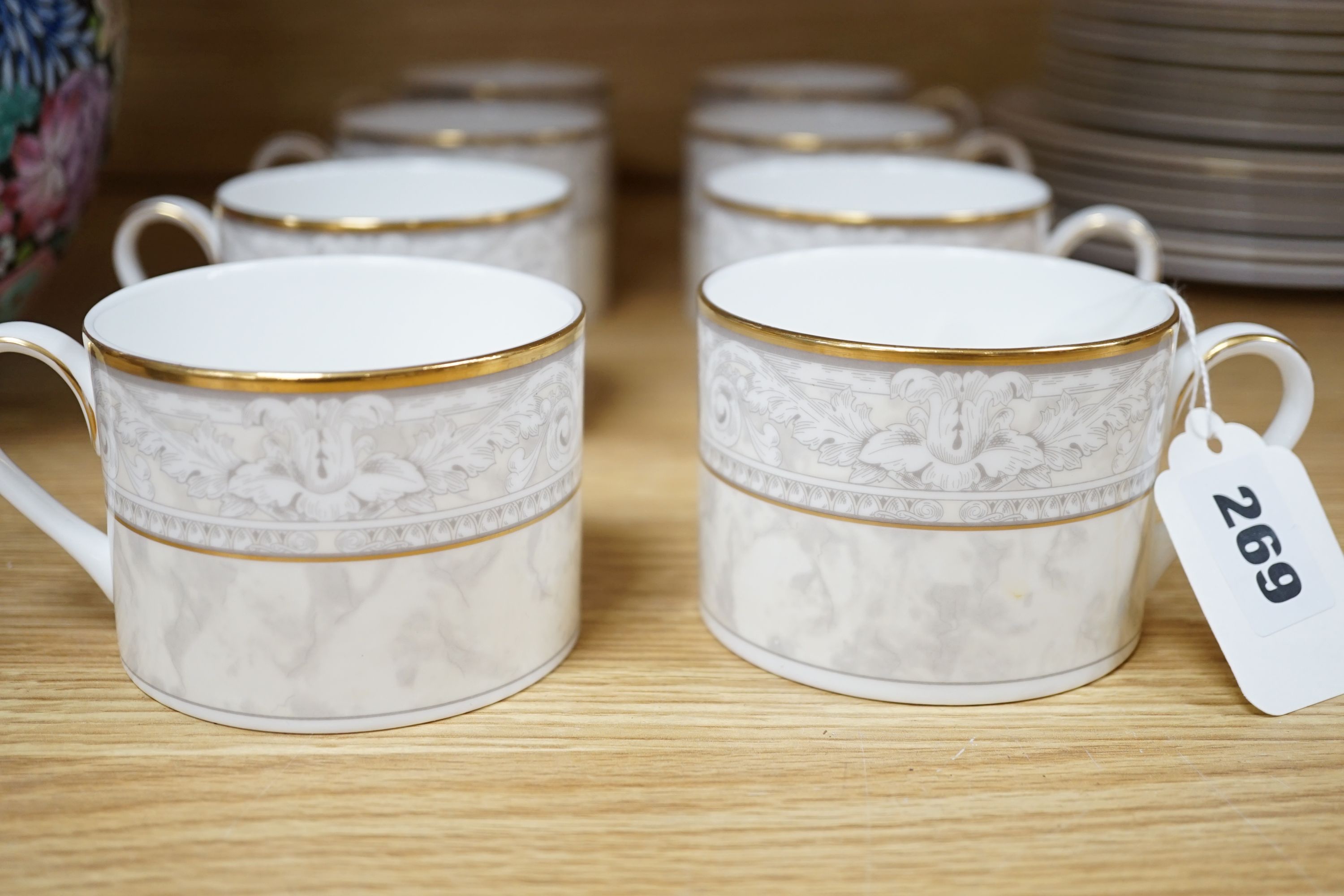 A Royal Doulton Naples pattern tea service